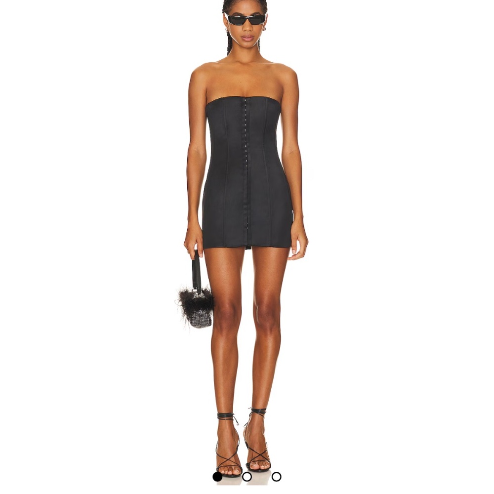Satin corset dress